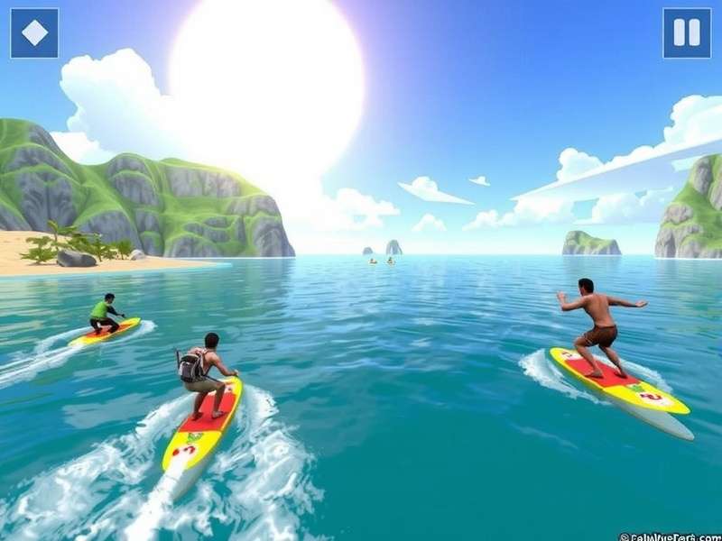 Krishna River Surfer Gameplay Screenshot 3